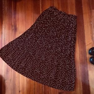 Polka Dot Midi-Skirt